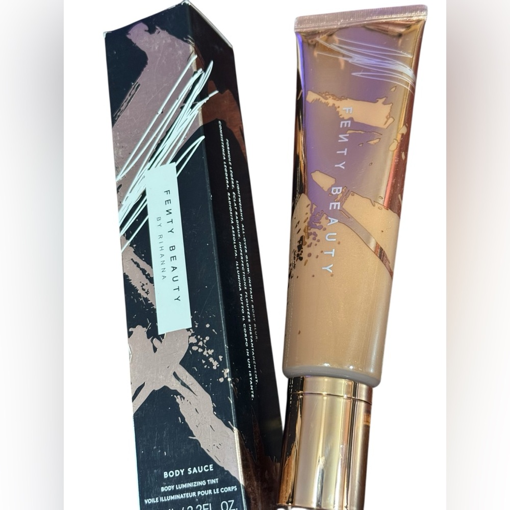 Fenty Beauty Agave Spice 03 Body Sauce Body Luminizing Tint New In Box 3.2oz